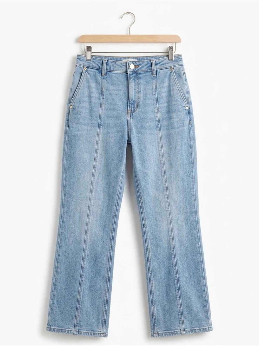 Michael Kors Light Blue Flared Jeans